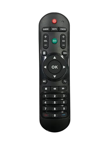 Image of Upix LCD /LED TV Remote No. 1283, Compatible /Replacement for Akai LCD /LED TV (Exactly Same Remote Will Only Work)