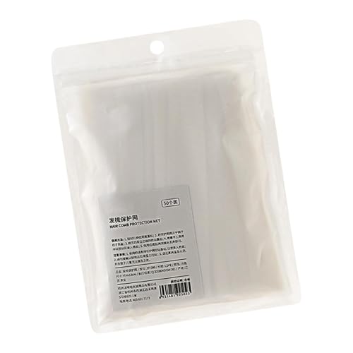 Red de limpieza de peine, red de protección de peine de 50 unidades, limpiador de peines, herramientas portátiles para quitar el vello, red de protección de peine para eliminar el polvo del cabello