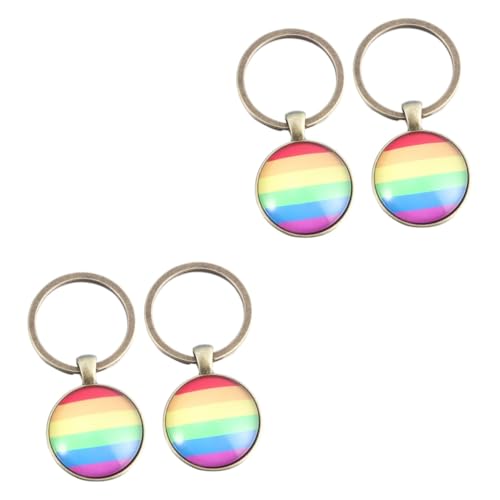 Portachiavi con decorazione da tasca portachiavi lesbica per da auto arcobaleno per borsa come da immagine Mx2pcs