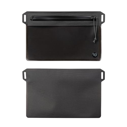 Nite Ize RunOff Pouch Impermeable para Viaje con TRU Zip - Bolsa Seca para Teléfono y Necesidades de Viaje - Compatible con Pantalla Táctil - Impermeable con Cremallera Fiable - Carbón, Pequeña miniatura 2