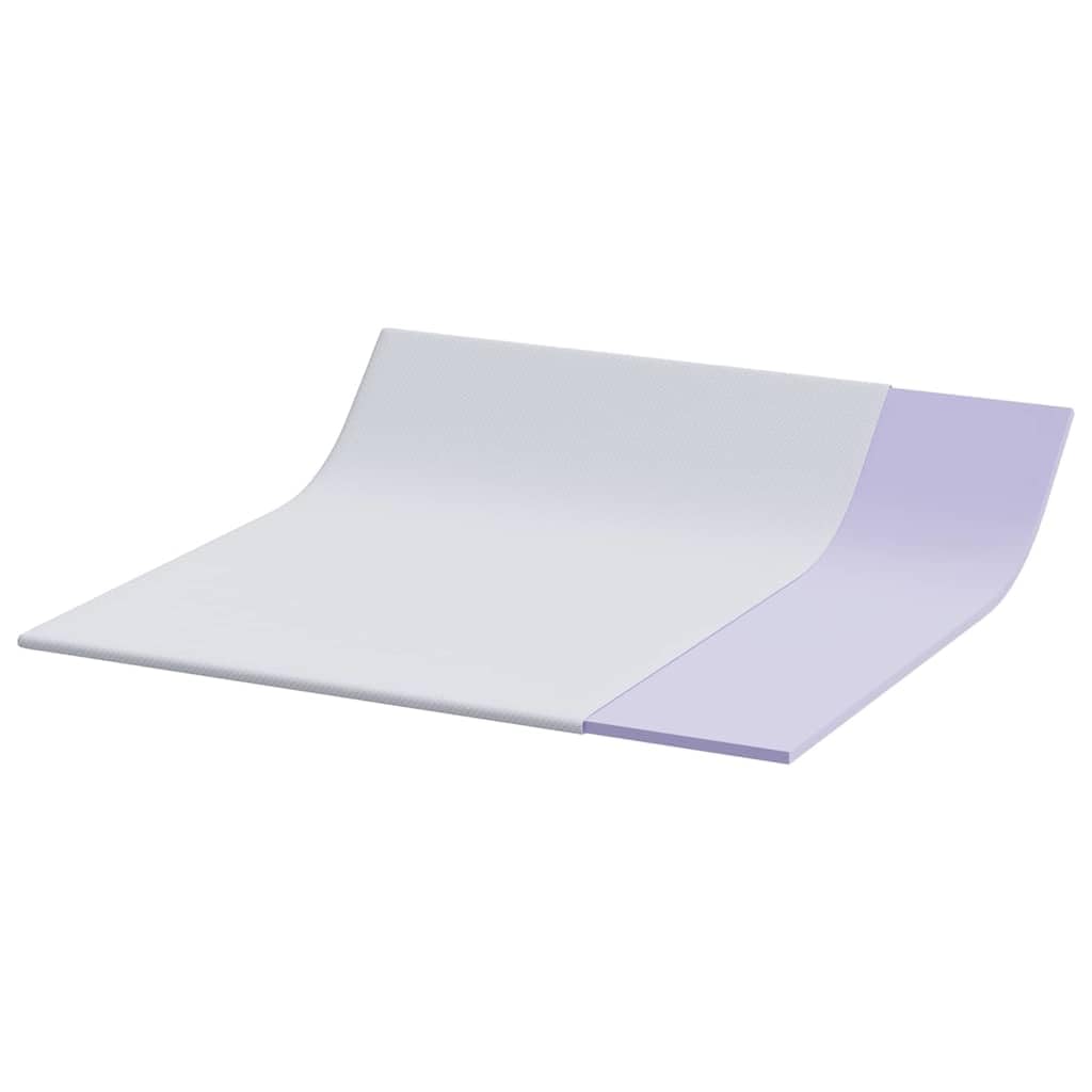 Colchón de espuma viscoelástica Topper 180x200 cm Poliéster