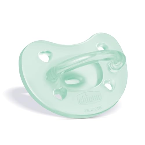 Image of Chicco PhysioForma Silicone Orthodontic Pacifier, 0-6m | 100% Soft Silicone | Supports Breathing & Oral Development | Satin-Textured Nipple | Includes Sterilizing Case | BPA Free | Multipack, 4pk