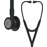 3M Littmann Cardiology IV Diagnostic Stethoscope, 6163, More Than 2X as Loud, Weighs Less, Stainless Steel Black-Finish Chestpiece, 27