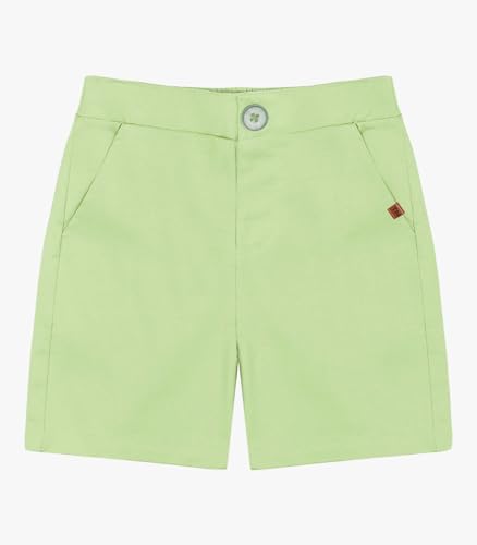Bermuda Infantil Masculina Em Linho Trick Nick Verde 12