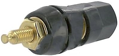 Superior Electric BP30-10GN-1 PKG, Binding Post, Single; Larger Stud Nut; 30 A; 1000 V; Gold Plated Brass; Green;