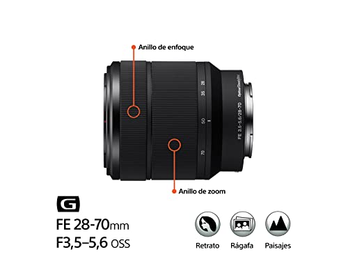 Sony Câmara híbrida Full Frame Mirrorless com lente 28-70 mm ILCE-7M4K