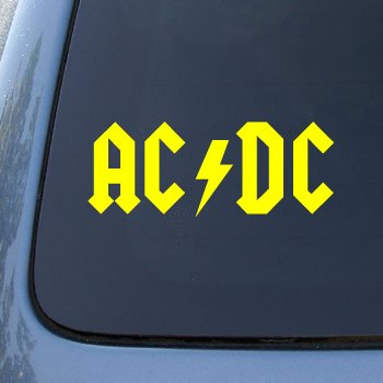 Amazon.com: AC-DC - Vinyl Decal Sticker #A1333 | Vinyl Color: Yellow ...