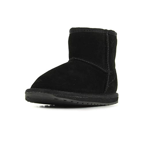 Emu Wallaby Mini, Botas de Nieve Niños Unisex, Negro, 33/34 EU