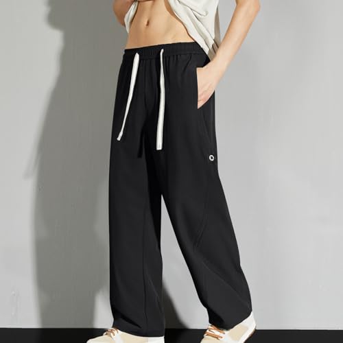 Mens Pants Casual Big and Tall Drawstring Elastic Waist Pant Loose Fit Lightweight Breathable Comfy Summer Beach Pant2