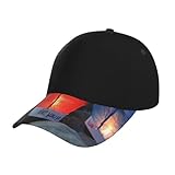 Colorida lámpara Kongming elegante gorra de béisbol de tamaño ajustable para correr, entrenamientos y actividades al aire libre durante todas las estaciones.