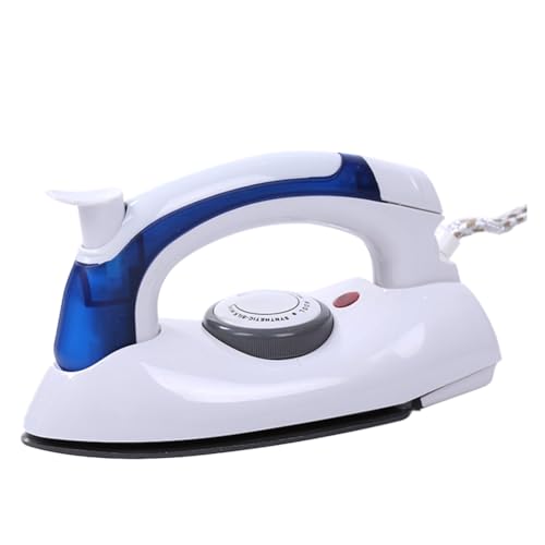 Huudngeje Plancha de Viaje Plancha de Vapor PortáTil para Ropa Mini Plancha Placa Antiadherente Planchado en Seco Planchado A Vapor Calentamiento RáPido Enchufe UE