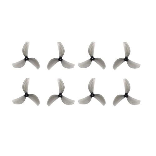 Hélice PC renforcée 45mm micro-drone gris avec rotors 3 pales 1.8 pouces propulsion