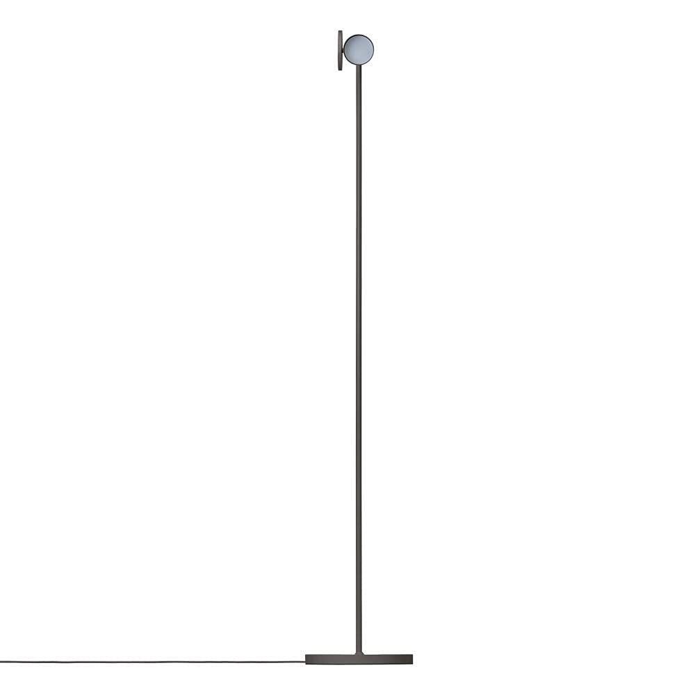 Lampadaire sur pied Blomus Stage gris chaud pour salon contemporain