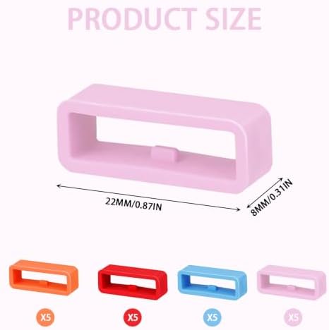 Band Keeper, 20-Pack Silicone Fastener Rings, Security Loop Holder, Band Locks and Clips Compatible with Disney MagicBand 2.0 & Plus image 5