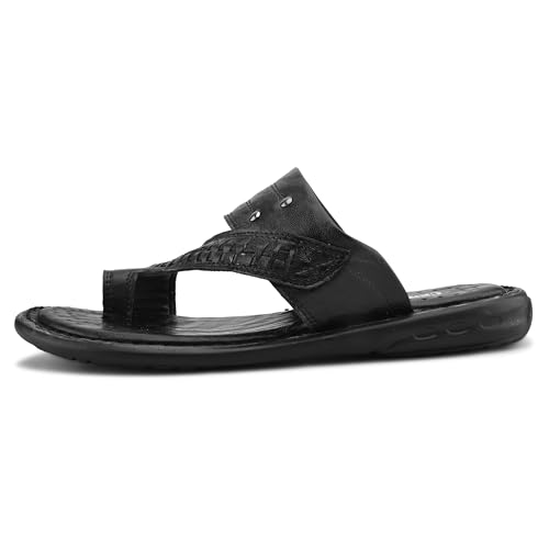 Image of Centrino Men's Slippers | Kolhapuri Style Chappals with Soft Cushioned Footbed | Comfortable & Durable | Traditional Yet Stylish Footwear for Men (9541)