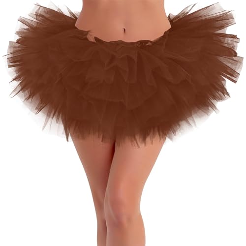 Brown Tutu Women Brown Tulle Skirt for Women Tulle Tutus for Adults Renaissance Accessories Womens Medieval Accessories