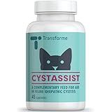 Cystassist, Feline Urinary Tract Supplement, Support for Cats of All Ages, 45 Capsules, by Transforme