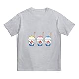 子供 Tシャツ キッズ 3種類のかき氷 夏 半袖 ティーシャツ 男の子 女の子 綿100％ 赤ちゃん服 子供服 速乾 通気性 柔らかい 部屋着 100-150cm 創意デザイン