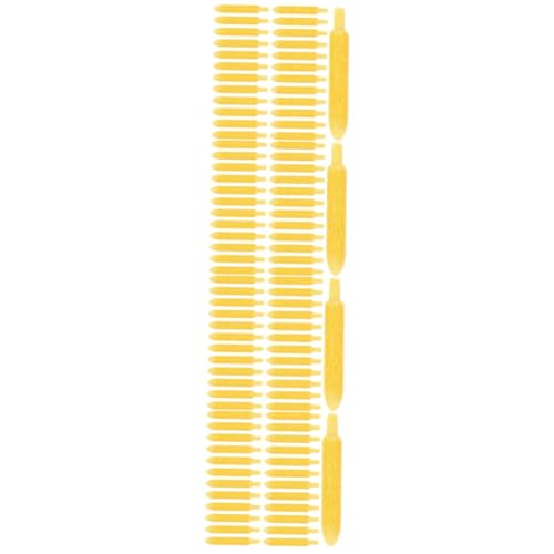 Stylo de rechargeable fibre chimique polyester jaune jojofuny avec 400 recharges