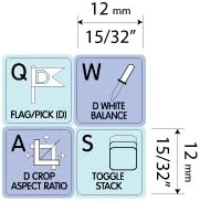 Miniatura 9 de Adobe Lightroom Galaxy Series - Etiquetas para teclado (12 x 12 pulgadas)