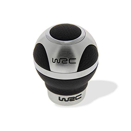 WRC pommeau lumineux bleu alu brossé 3 types d'éclairage. montage universel