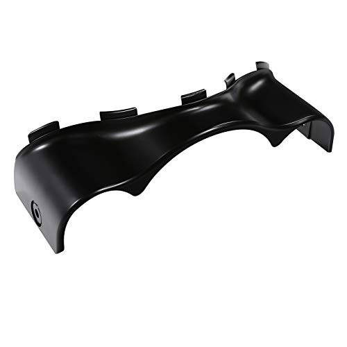 Image of Black Denim Batwing Outer Fairing Skirt Fit For Harley Touring Electra Glide Street Glide Ultra Limited 2014-2023