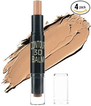 MASTADI 3D Contour Balm Highlighter and Contour Stick (pack of 3)