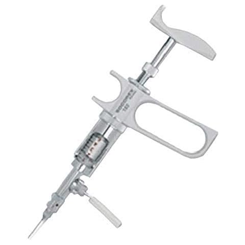 Wheaton Science Products W851008 Socorex Luer Lock Metal Syringe, Dosys 155, 1 mL Volume (Pack of 3) Cover