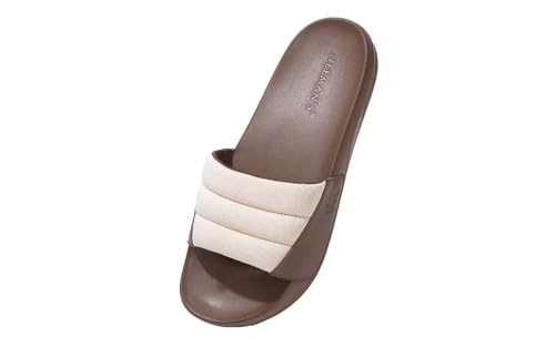 Image of Neeman's Squooshy Slides for Men | Cushioned & Comfortable Flip Flops for Men | Everyday Comfort, Flexible and Breathable | White /Red UK12