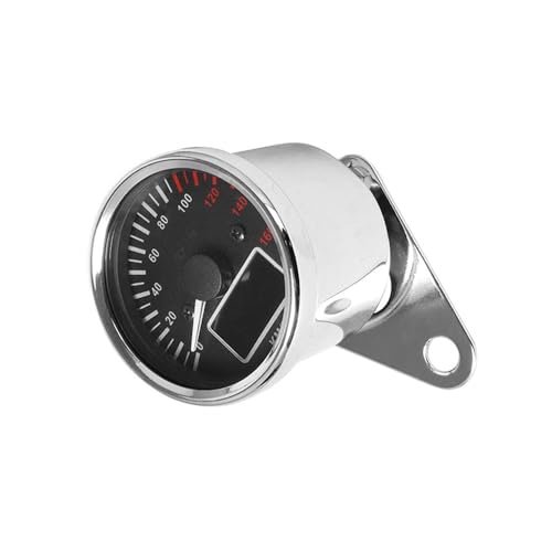 オドメーター 12V デジタル オートバイ スピードメーター 走行距離計 インジケーター ダッシュボード 計器 ギア ユニバーサル