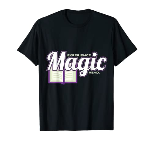 Bookworm Shirt Experience Magic Read Funny Librarian Camiseta