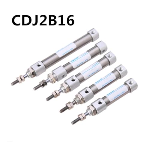 Minicilindro neumático CDJ2B16 de doble efecto con carrera de 150 mm 3