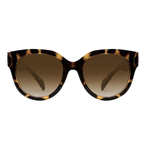 CARVE Vivian Sunglasses – Gloss Yellow Tortoise Oversized Soft Cat-Eye