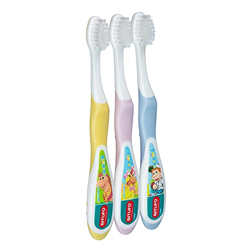 Bitufo Escova De Dente Infantil Cocoricó Grandinhos Ultramacia Para 2 A 5 Anos