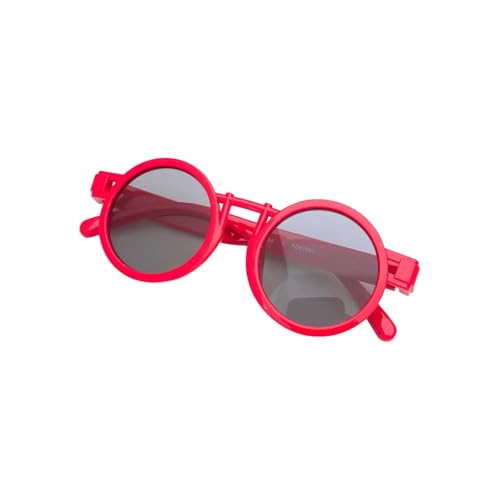 Children's Candy Color Sunglasses Round Frame UV400 Sun Protection Glasses for Travel, Picnic - Main Image