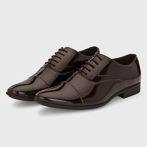 Image of Centrino Men's Formal Shoes |Premium Craftsmanship & Durable Build |Stylish & Elegant Design | Lace-Up Design with Cushioned Insole for Comfort |Craftsmanship for All-Day Elegance (9746)