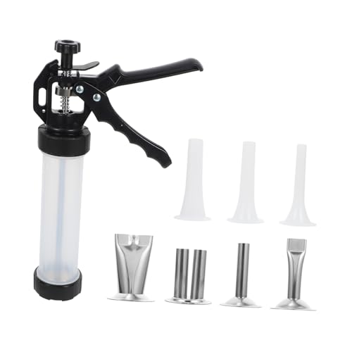 OKUMEYR 1set Manual Sausage Stuffer and Tubes Compact and Sausage Filling Tool and Easy to Clean and Maintain Kitchen Accessory