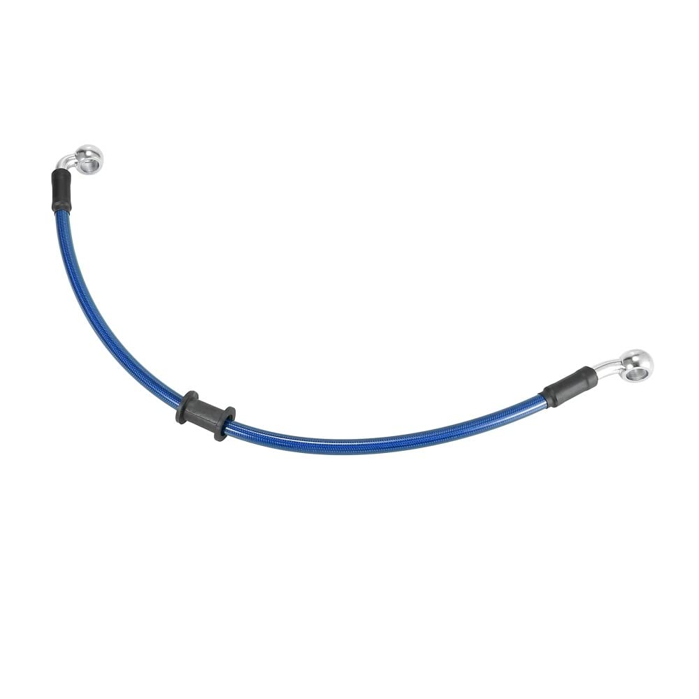 DAVBIR Moto Tubo Freno Tubo Flessibile per Olio Frizione Freno Moto Universale da 40 Cm Tubo Flessibile Intrecciato in Acciaio Inossidabile Rinforzato Idraulico Blu (Color : 180cm)