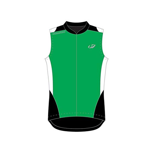 Hammerhead Hh3-Aero Elite, Camisa Sem Manga Para Ciclismo Homens, Verde/Branco/Preto M