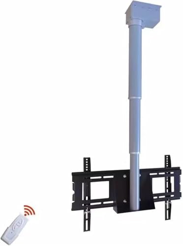 Support TV plafond motorisé (40-69 cm) : optimisez votre espace avec discrétion