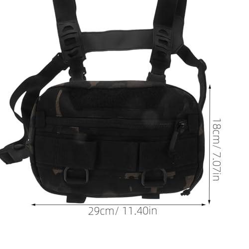 Sacoche poitrine homme multifonction avec sangle réglable