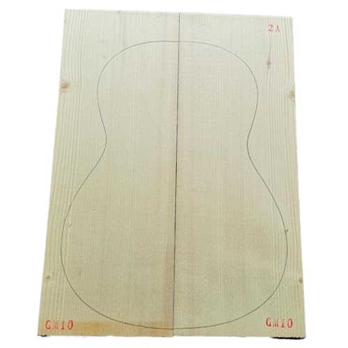 ギター製作用木材 AA スプルース フルベニア ギタートップ 41 インチ DIY 木製 ハンドメイド ギター製作材料(10)