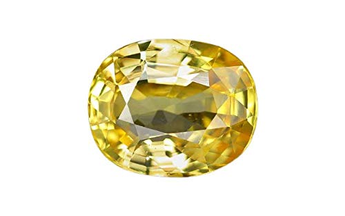 Retrend Design® Unheated 7.75 Carat Pukhraj Yellow Sapphire Stone from Ceylon Original Certified