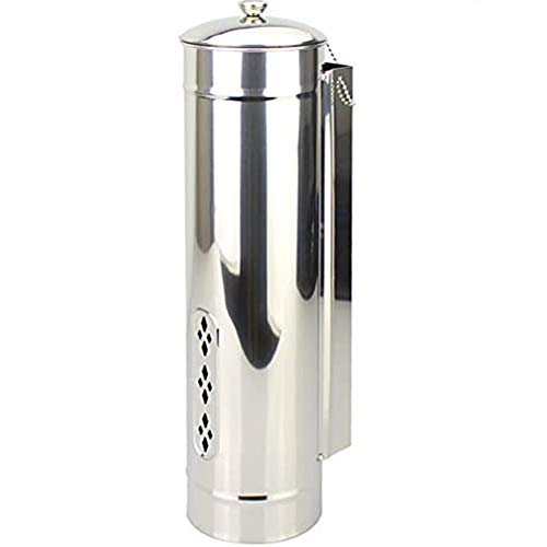 TINTON LIFE Adjustable Stainless Steel Disposable Paper Plastic Cup Dispenser with Cover Water Coffee Holder Fits 4oz to 7oz Flat Cup Size