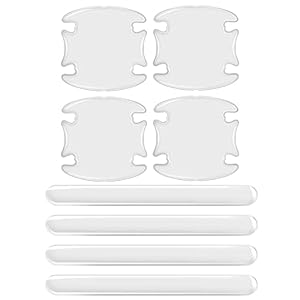 Universele lakbeschermingsfolie 4 + 4 stuks lakbeschermingsfolie anti-kras voor autodeurgrepen greepschalen en…