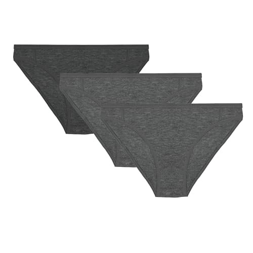 METARINO Women's Underwear Mid Waisted Ladies Panties Merino Wool Sports Active Briefs 3 Pack