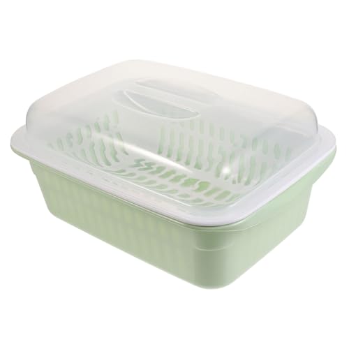 Mikikit Estante Biberones Infantiles de Ecológico Organizador Escurridor de Platos con Drenaje Cocinas y Almacenamiento de Cubiertos