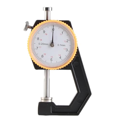 Medidor de grosor portátil para cuero y metal 0-20 mm miniatura 1