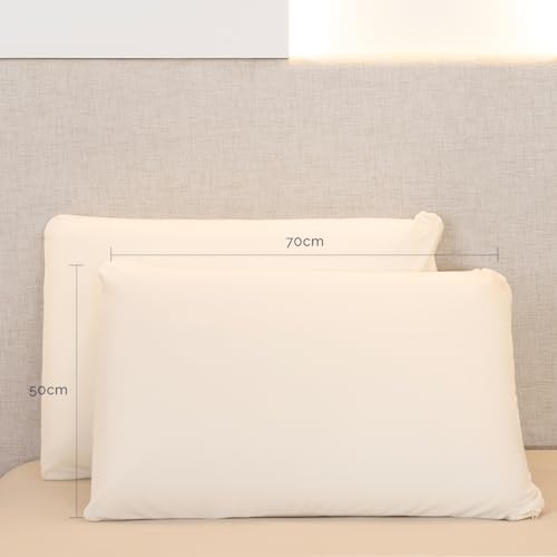 Travesseiros Viscoelástico Nasa 70cm x 50cm Suporte Extra Firme Ortopédico Cervical Altura média