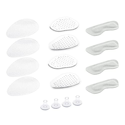 Navaris High Heel Protector Kit - Includes 4 High Heel Protectors for Grass, 4 Silicone Ball of Foot Cushions, 4 Back of Heel Pads, 4 Sole Protectors